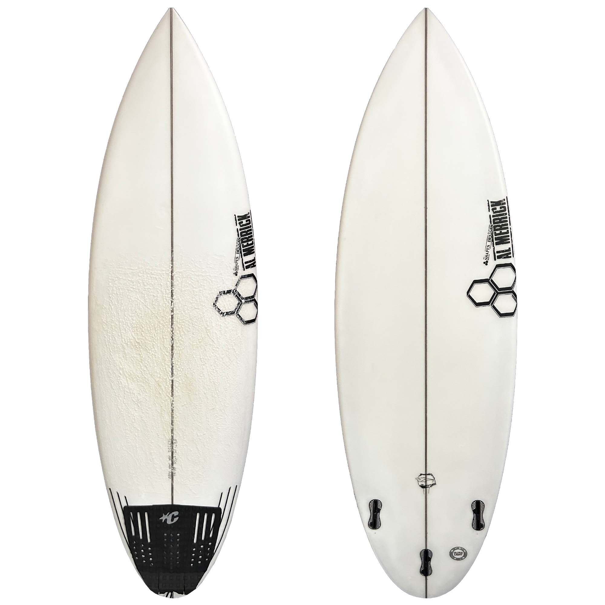 Channel Islands Neck Beard 3 5'6 Used Surfboard - FCS II