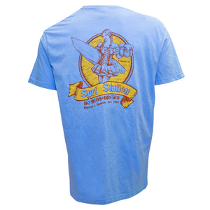 Surf Station Surftoberfest Men's S/S T-Shirt - Light Blue