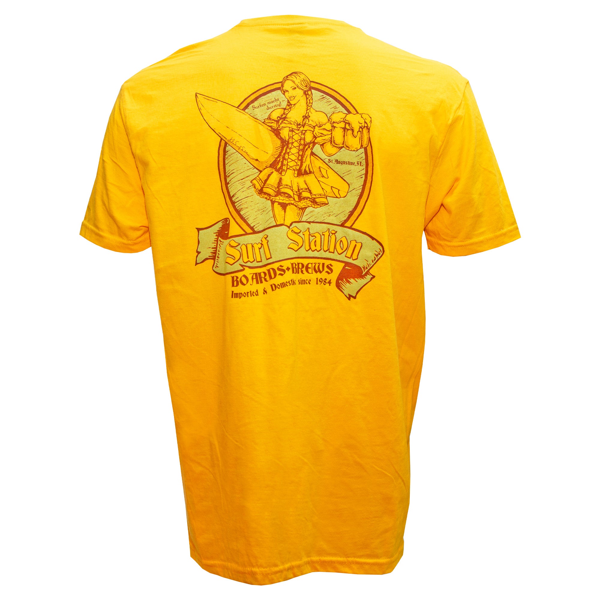 Surf Station Surftoberfest Men's S/S T-Shirt - Gold