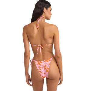 Rhythm Bora Bora Floral Slide Tri Women's Bikini Top - Pink