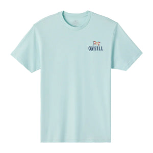 O'Neill Crockett Men's S/S T-Shirt - Pastel Turquoise