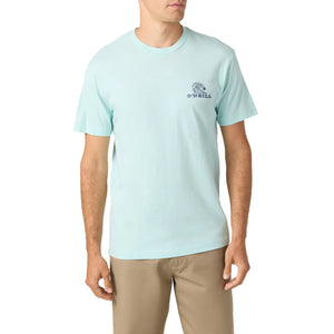 O'Neill Skeg Men's S/S T-Shirt -Pastel Turquoise