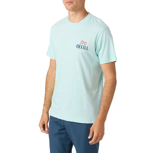 O'Neill Crockett Men's S/S T-Shirt - Pastel Turquoise