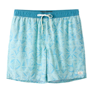 O'Neill Hermosa Light Lined Volley 17" Men's Boardshorts - Pastel Turquoise