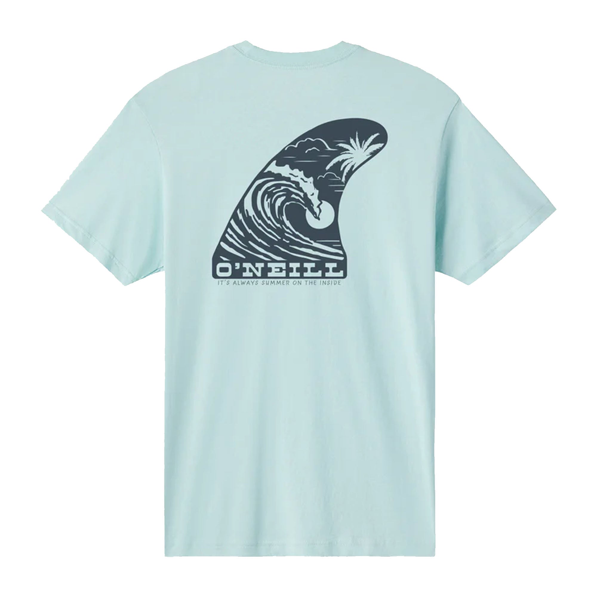 O'Neill Skeg Men's S/S T-Shirt -Pastel Turquoise