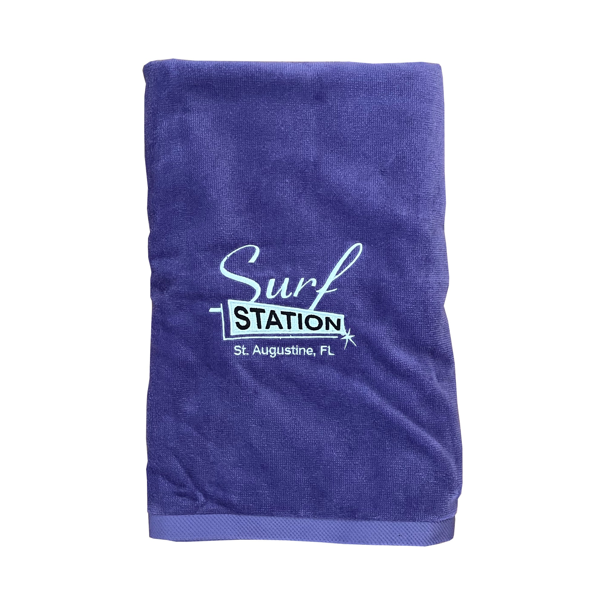 Surf Station Classic Beach Towel - Purple