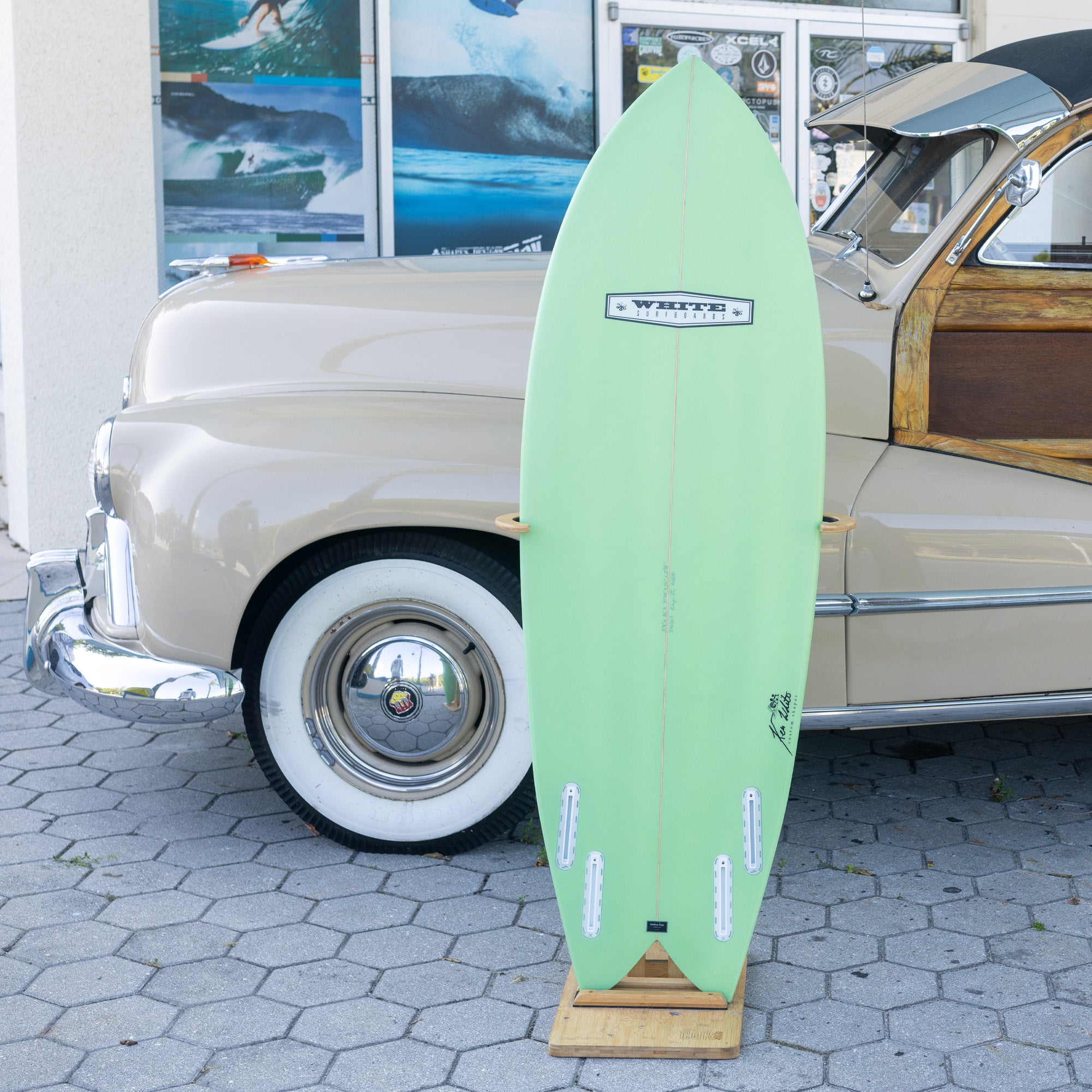 Ken White Quad Fish 5'4 Surfboard - Futures