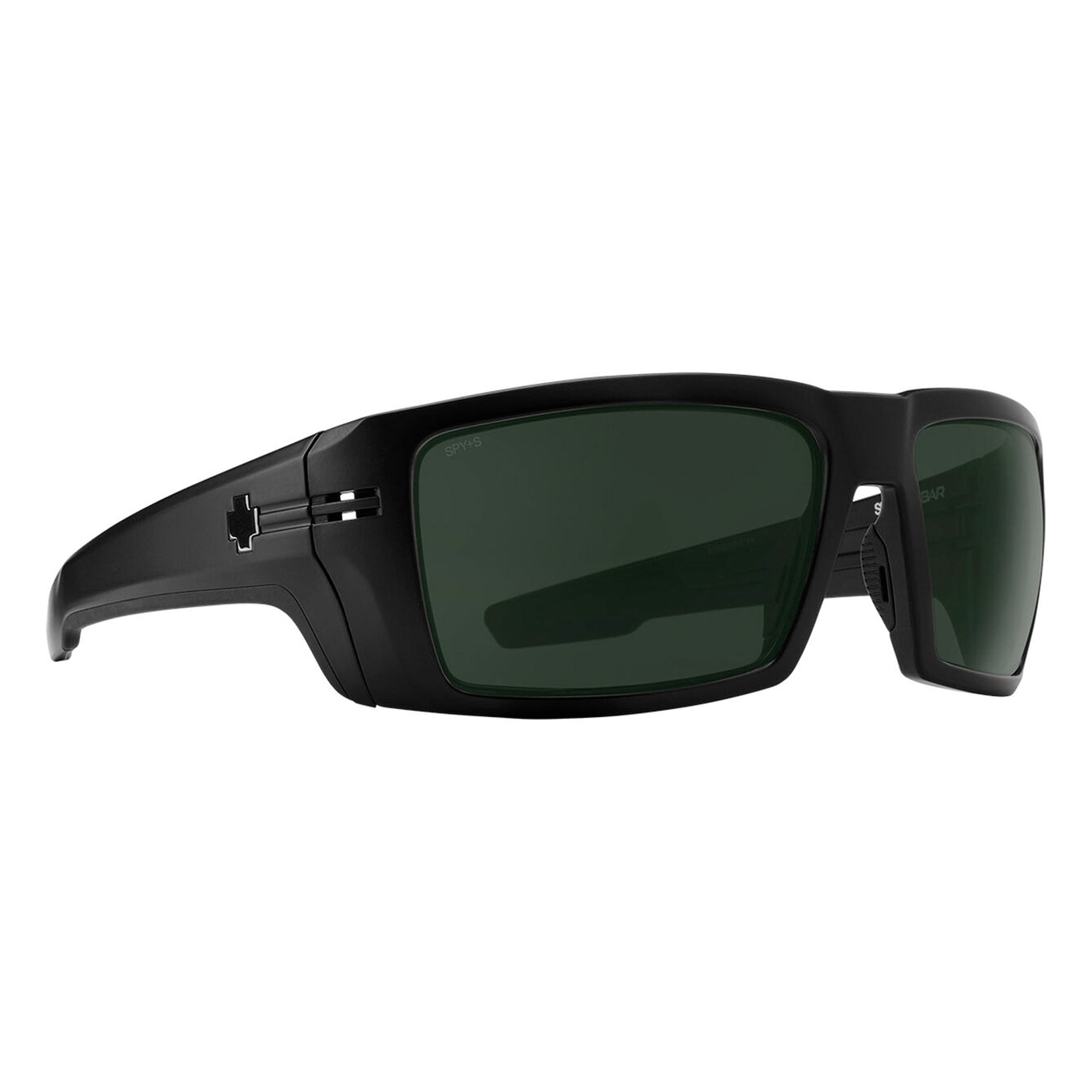 Spy Rebar ANSI Men's Sunglasses - Matte Black/Happy Gray Green Polarized