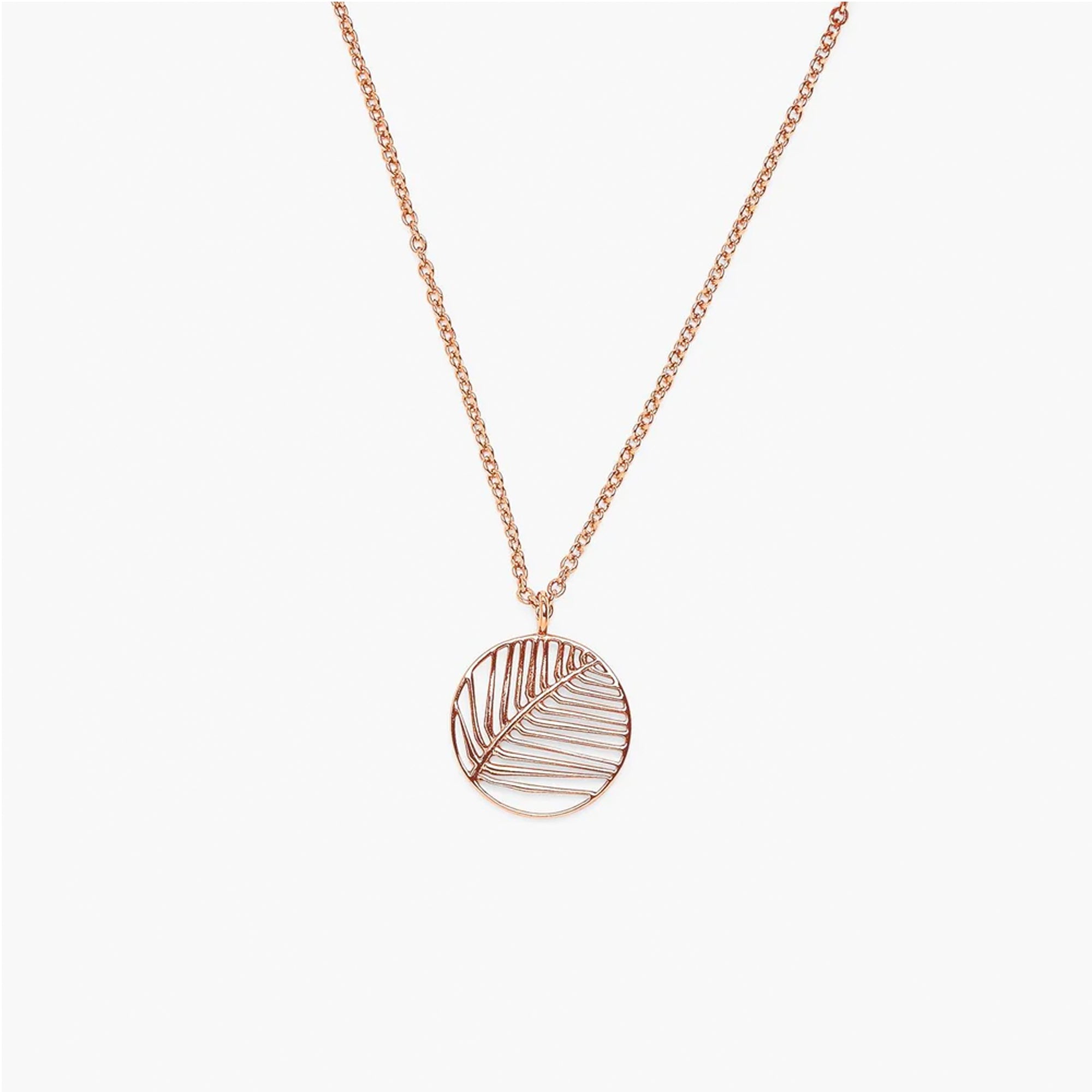 Pura Vida Havana Pendant Silver Necklace - Rose Gold