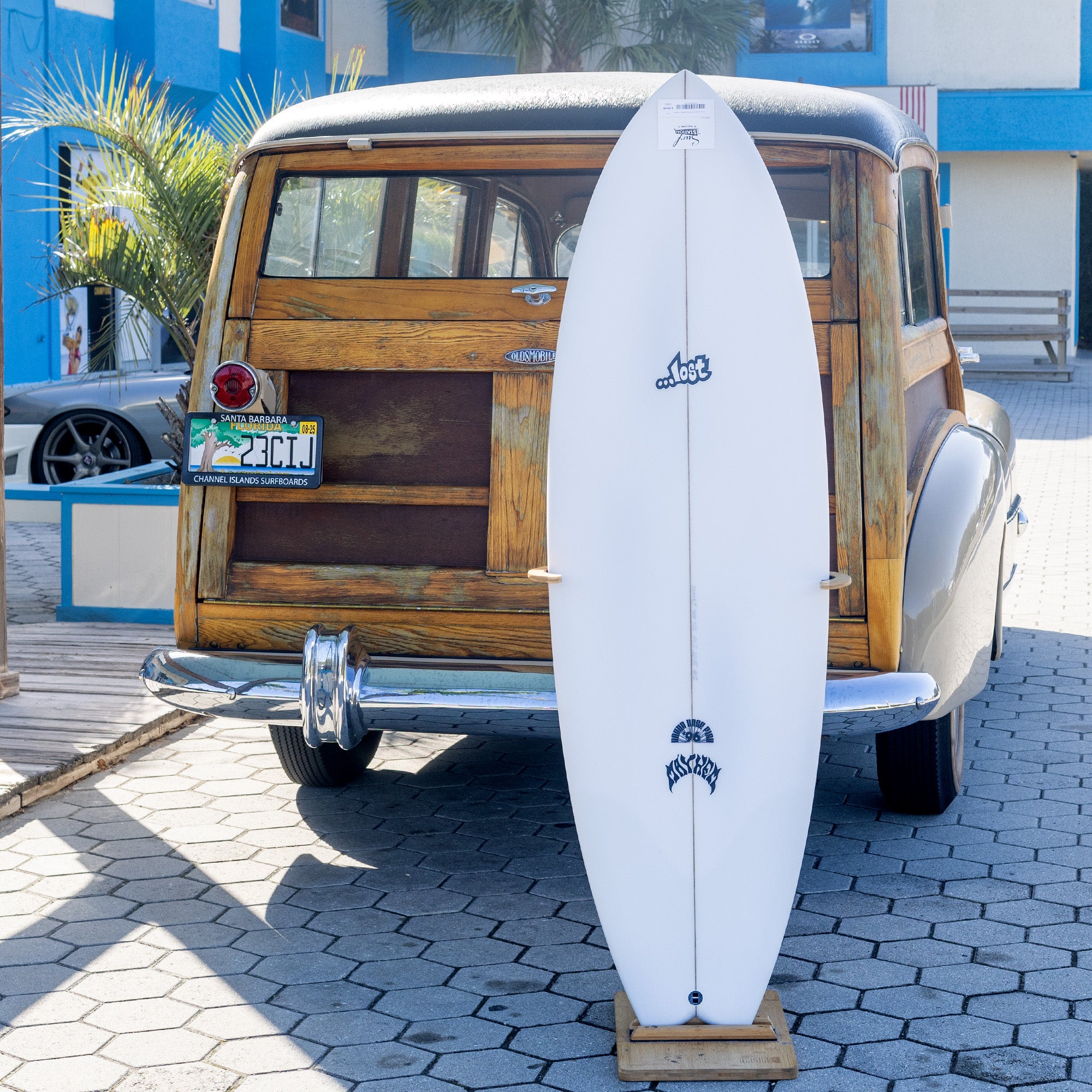 Lost Round Nose Fish '96 5'8 Surfboard - Futures