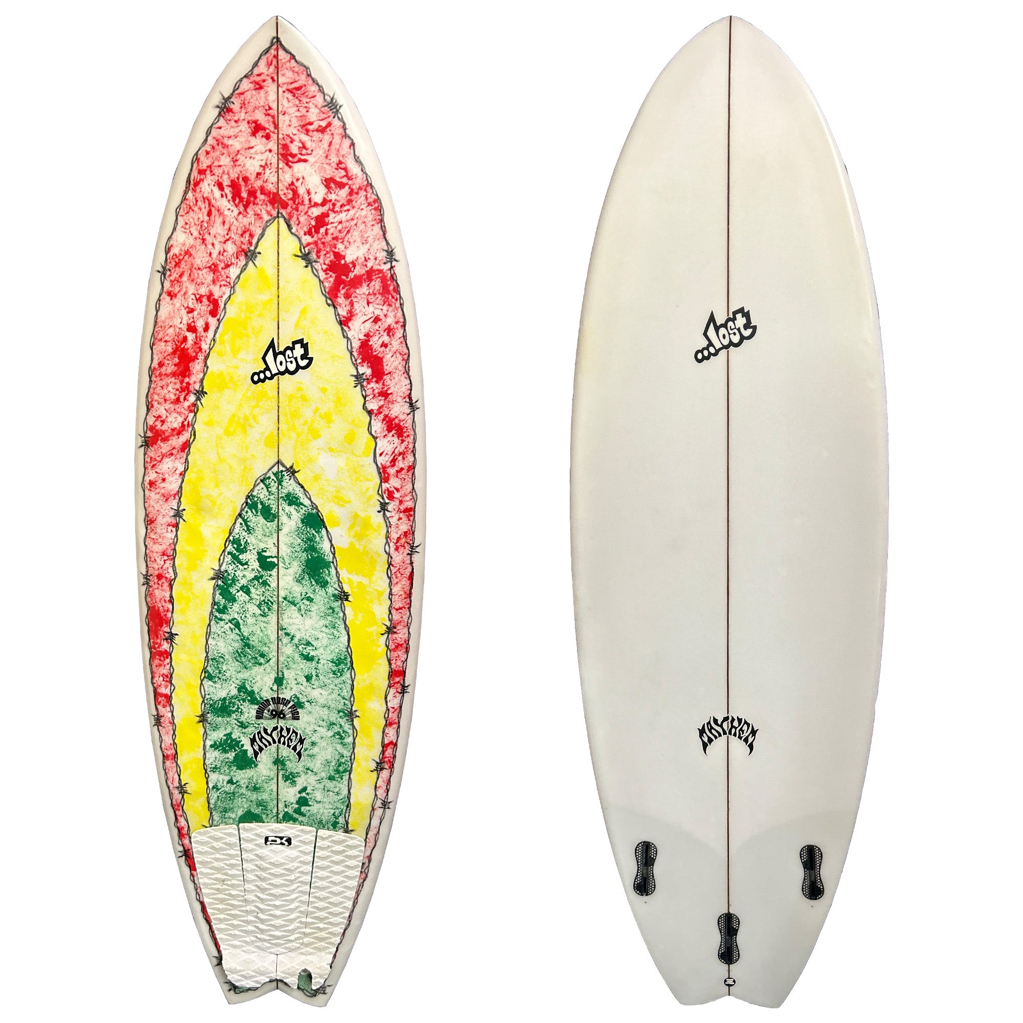 Lost RNF '96 5'5 Consignment Surfboard - FCS II