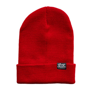 Surf Station Small Classic Logo Beanie - Red