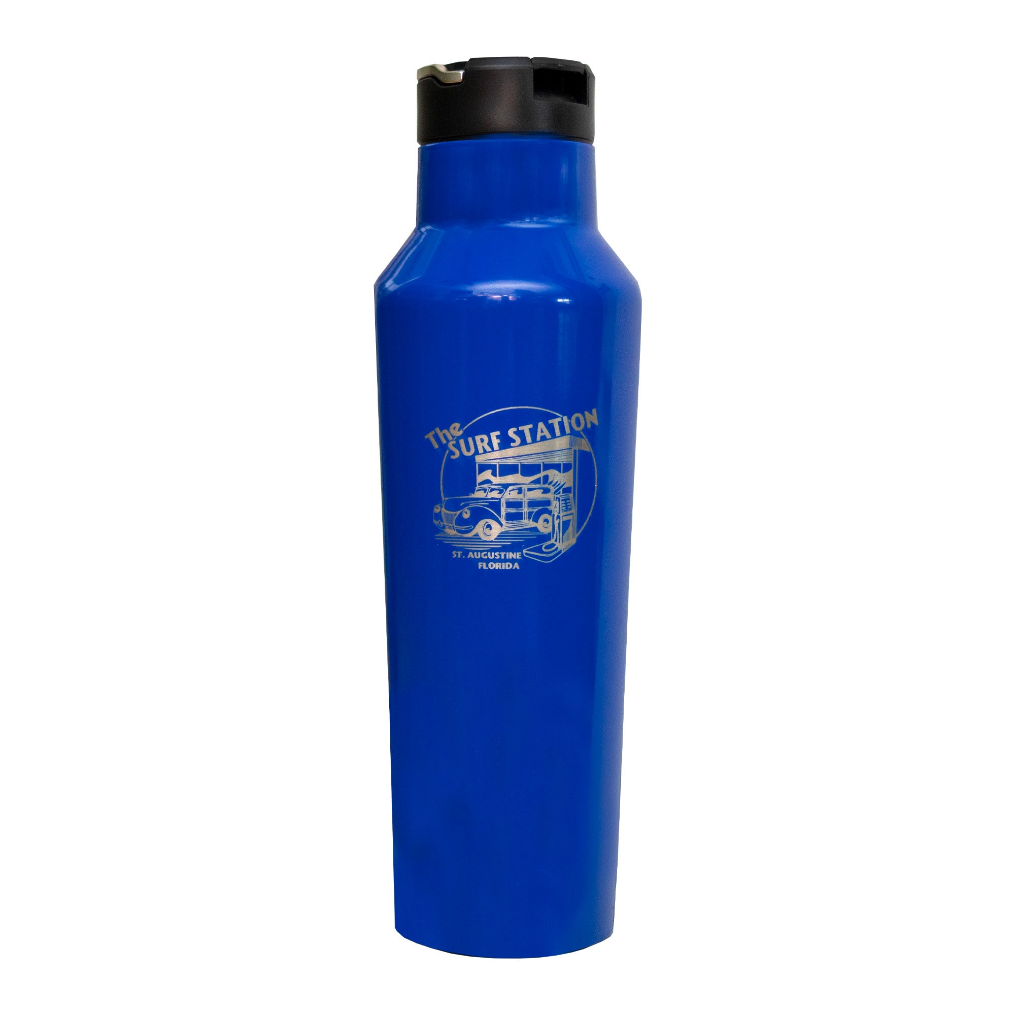 Corkcicle x Surf Station 20oz Sports Canteen - Gloss Cobalt