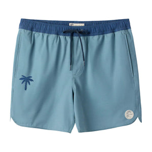 O'Neill OG Solid Scallop Volley 16" Men's Boardshorts - Stormy Sea