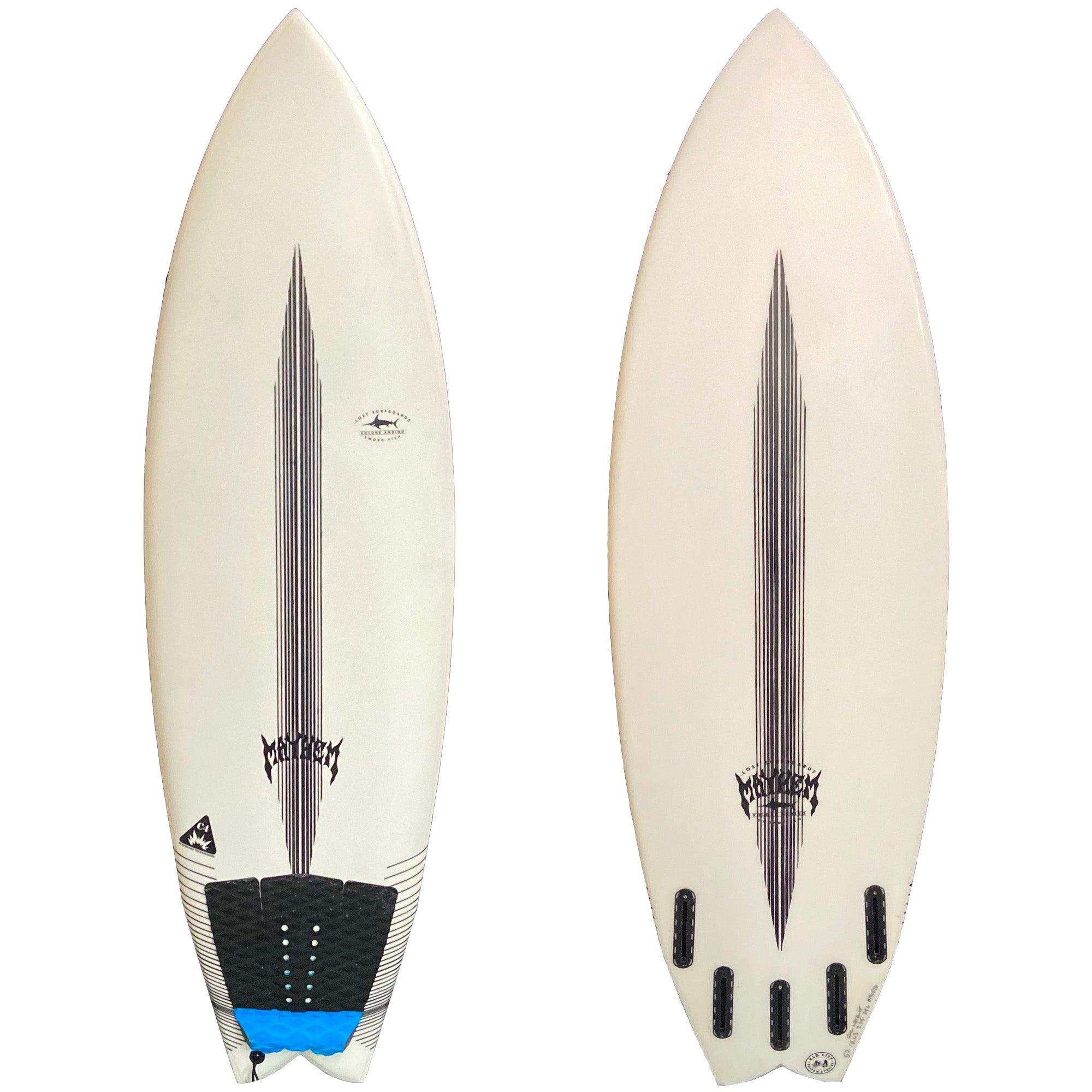 Lost Sword-Fish 5'3 Consignment Surfboard - Futures