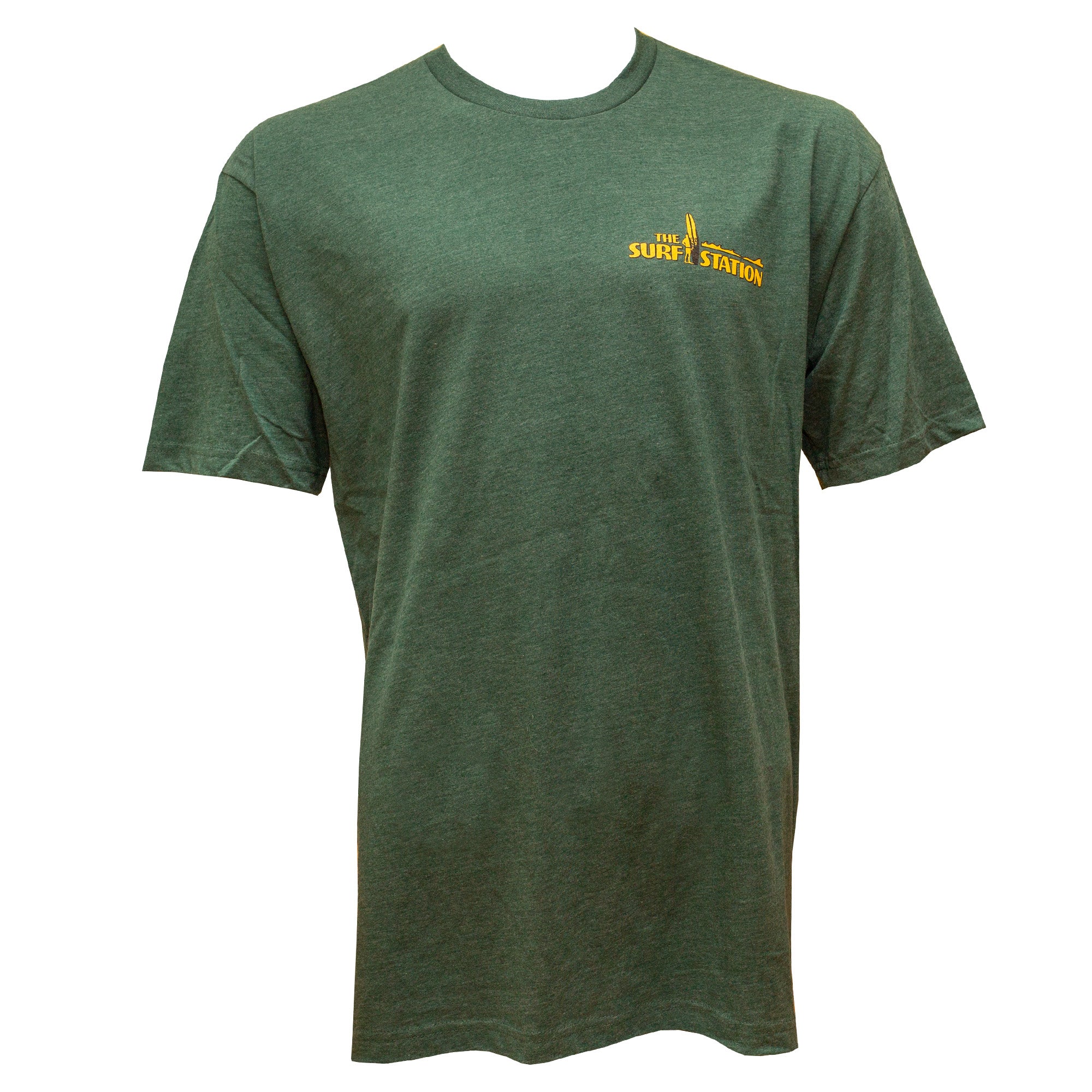 Surf Station x Richie D'Onofrio Big Set Men's S/S T-Shirt - Forest Green