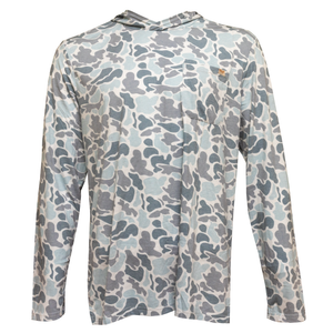 Marsh Wear Buxton Hagood Performance Men's L/S Hoodie - Silver Mallard Camo