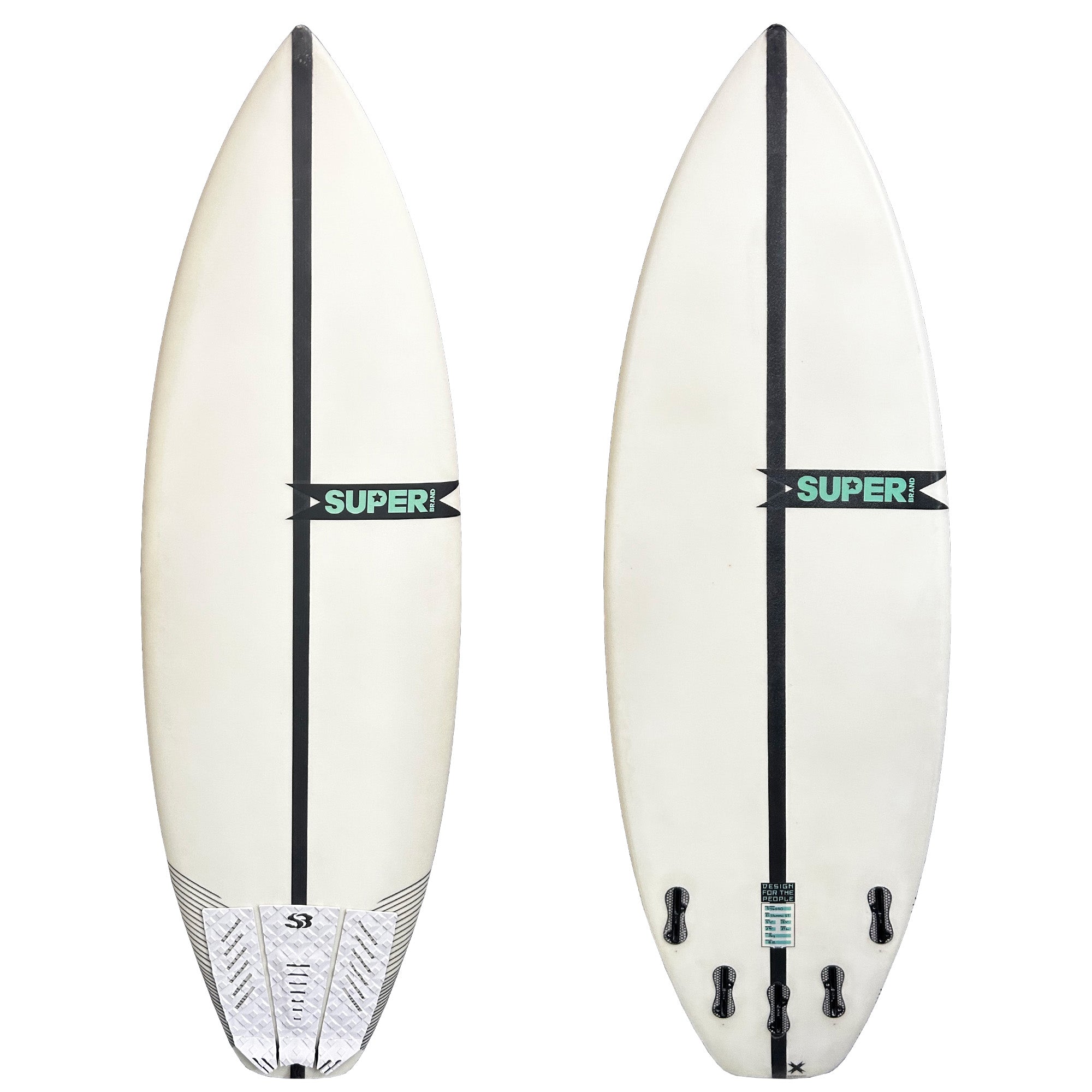 Super Brand El Slammo 5'4 Consignment Surfboard - FCS II