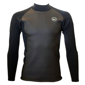 Surf Station Smooth Skin 1.5mm Wetsuit Top - Black