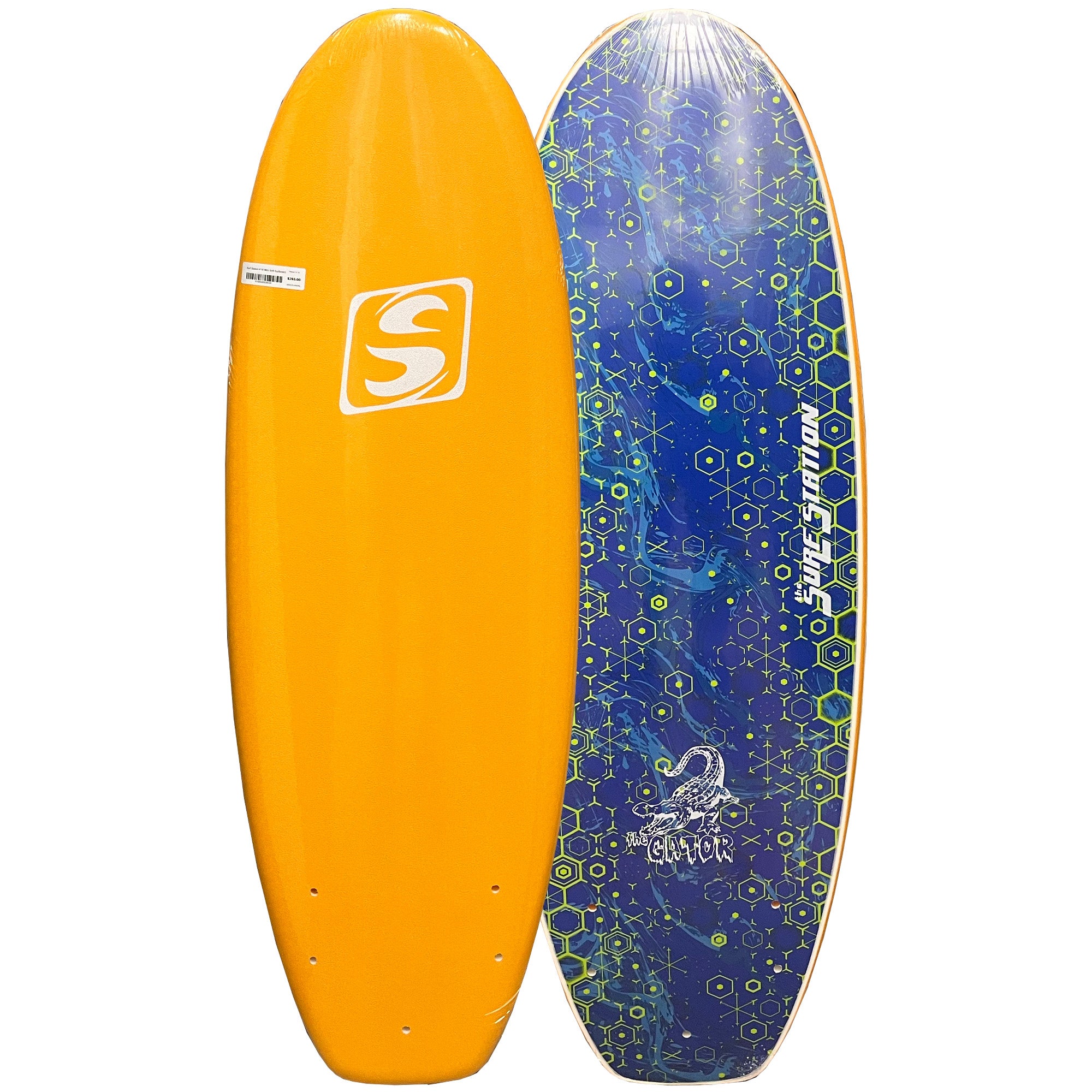 Surf Station 4'10 Mini Soft Surfboard - Yellow