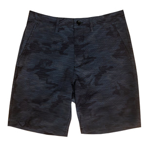 Surf Station The Standard 19" Hybrid Men's Walkshorts - Black Camo