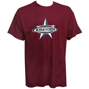 Surf Station Nautical Star Men's S/S T-Shirt - Maroon