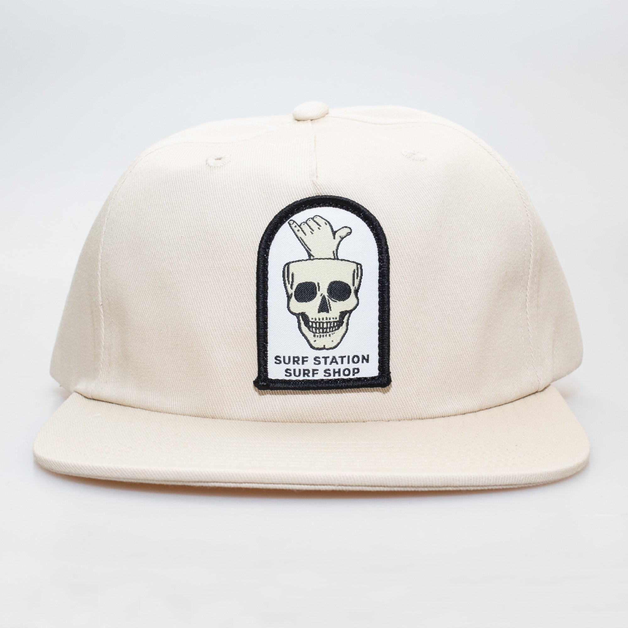 Surf Station Stoked Out Of Mind Men's Hat - Cream