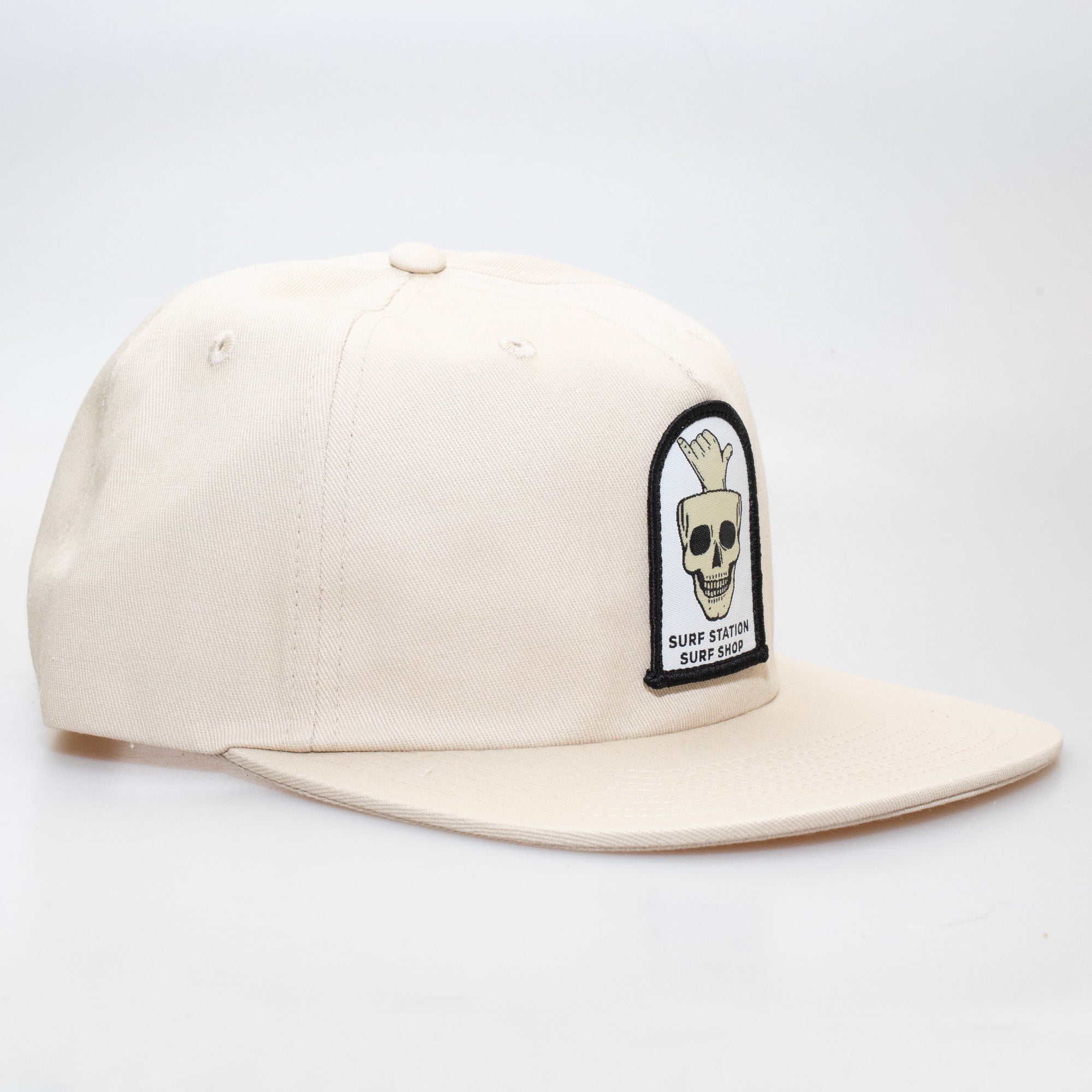 Surf Station Stoked Out Of Mind Men's Hat - Cream