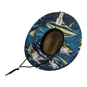 Surf Station Tataki Straw Lifeguard Hat - Tuna