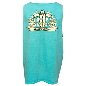 Surf Station Romanelli Lions Men's Tank Top - Light Blue