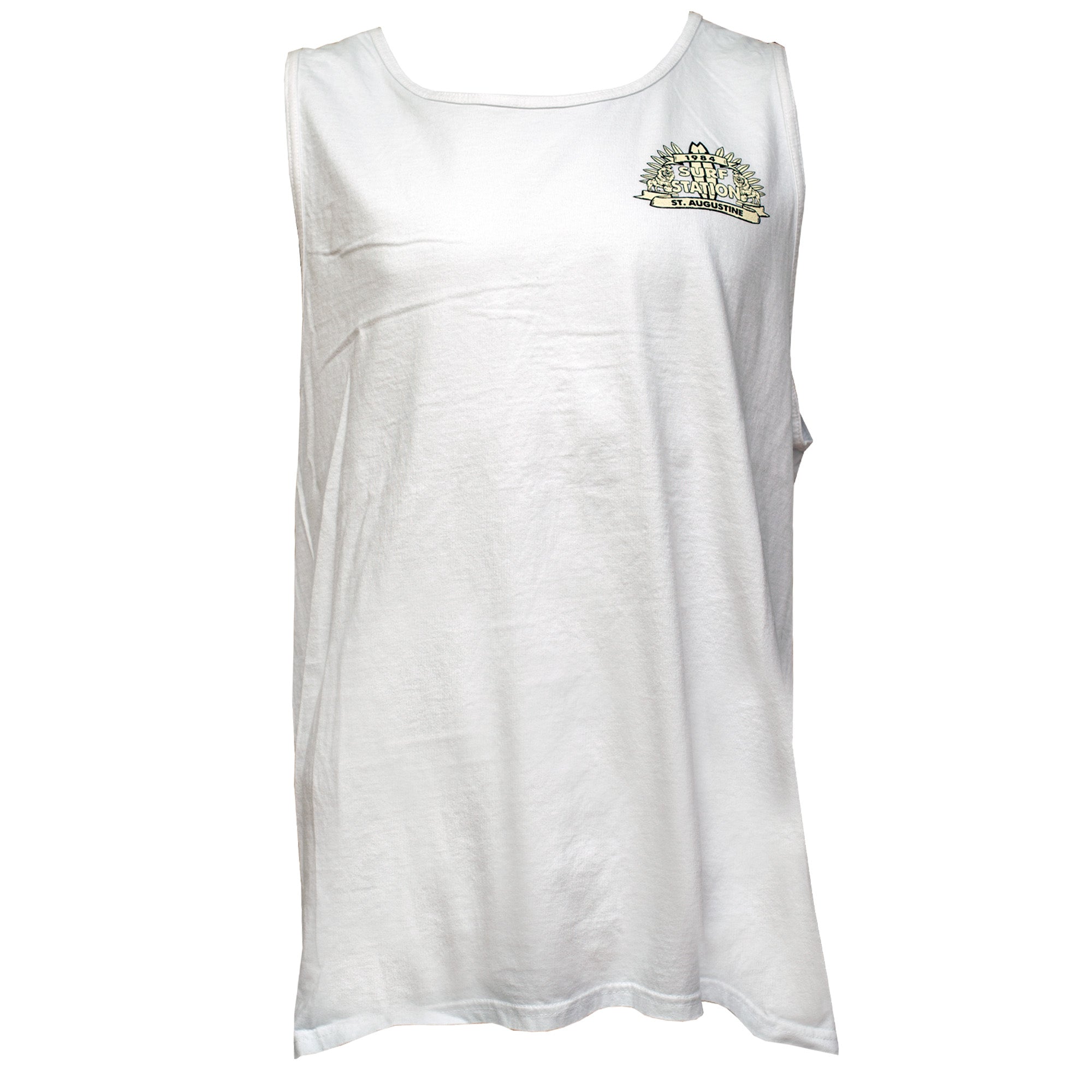 Surf Station Romanelli Lions Men's Tank Top - White