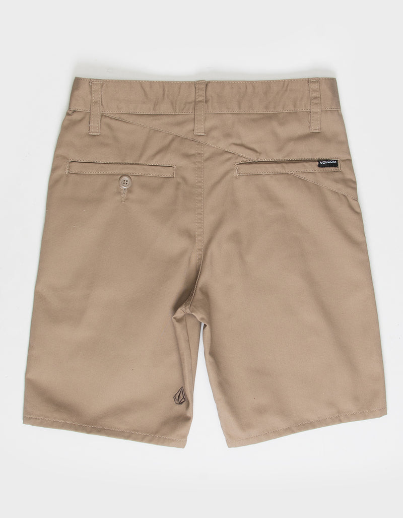 Volcom Frickin Modern Youth Boy's Walkshorts - Khaki