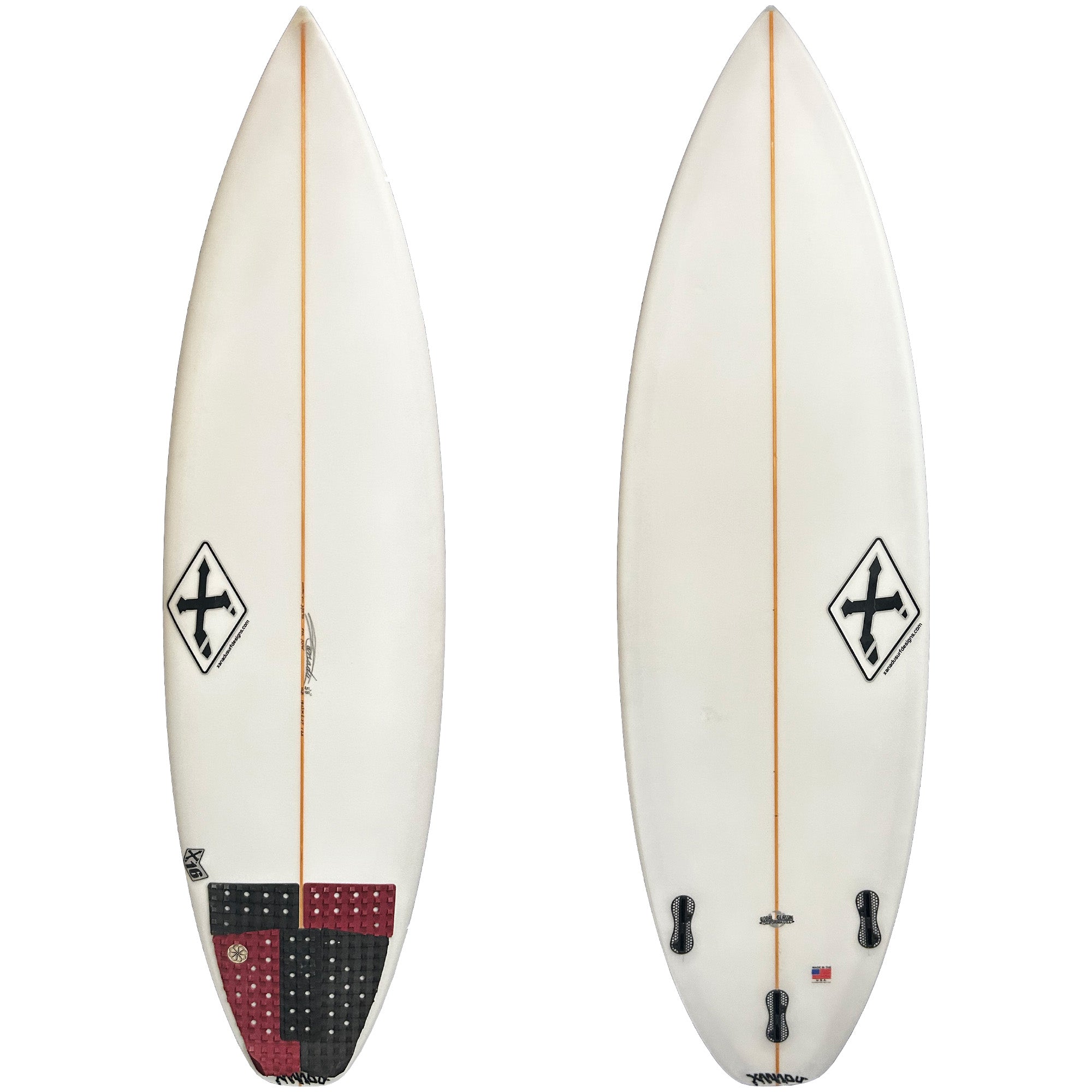 Xanadu Surf Designs 5'8 Used Surfboard - FCS II