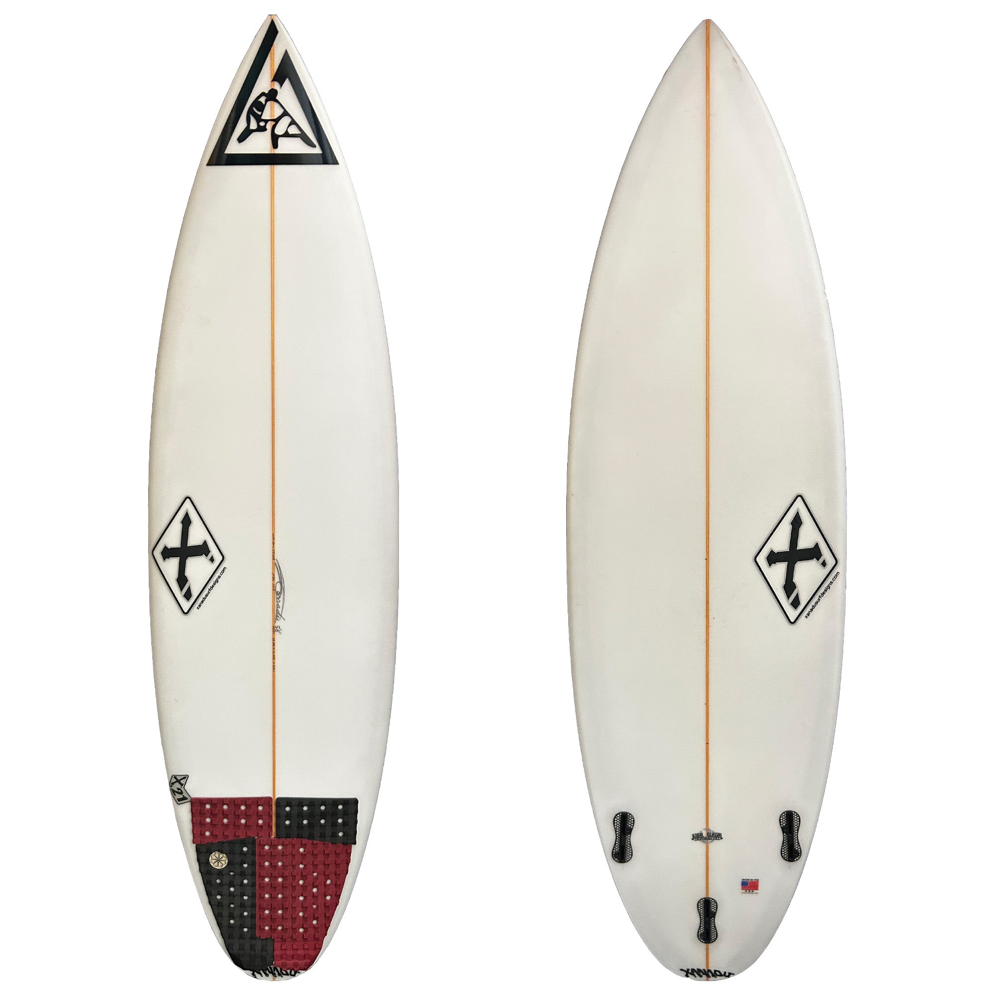 Xanadu Surf Designs 5'8 Used Surfboard - FCS II