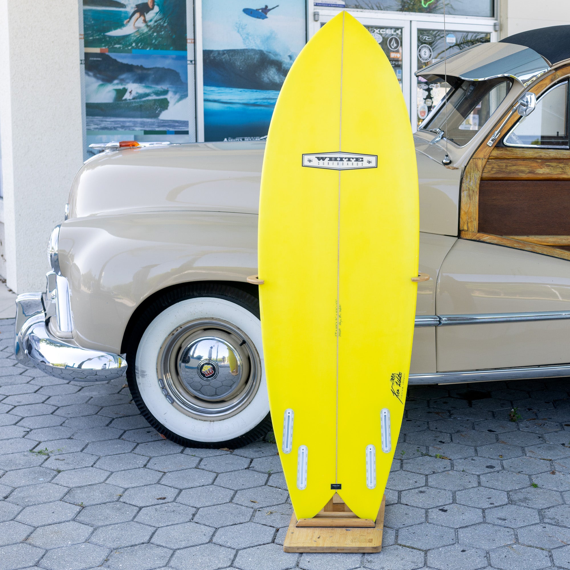 Ken White Quad Fish 5'8 Surfboard - Futures