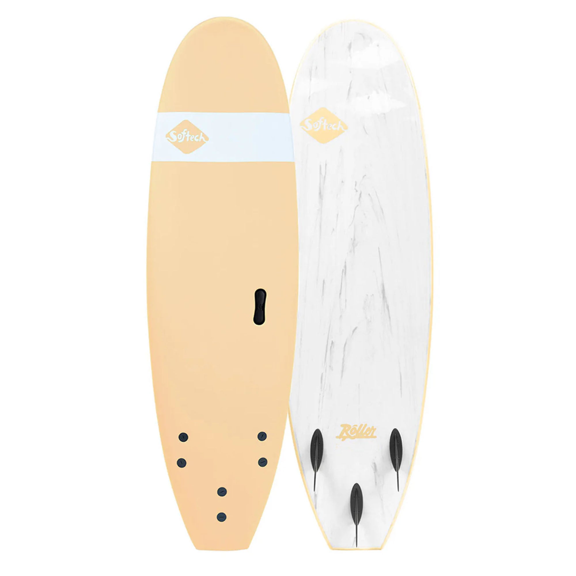 Softech Roller 7'6 Soft Surfboard - Tan