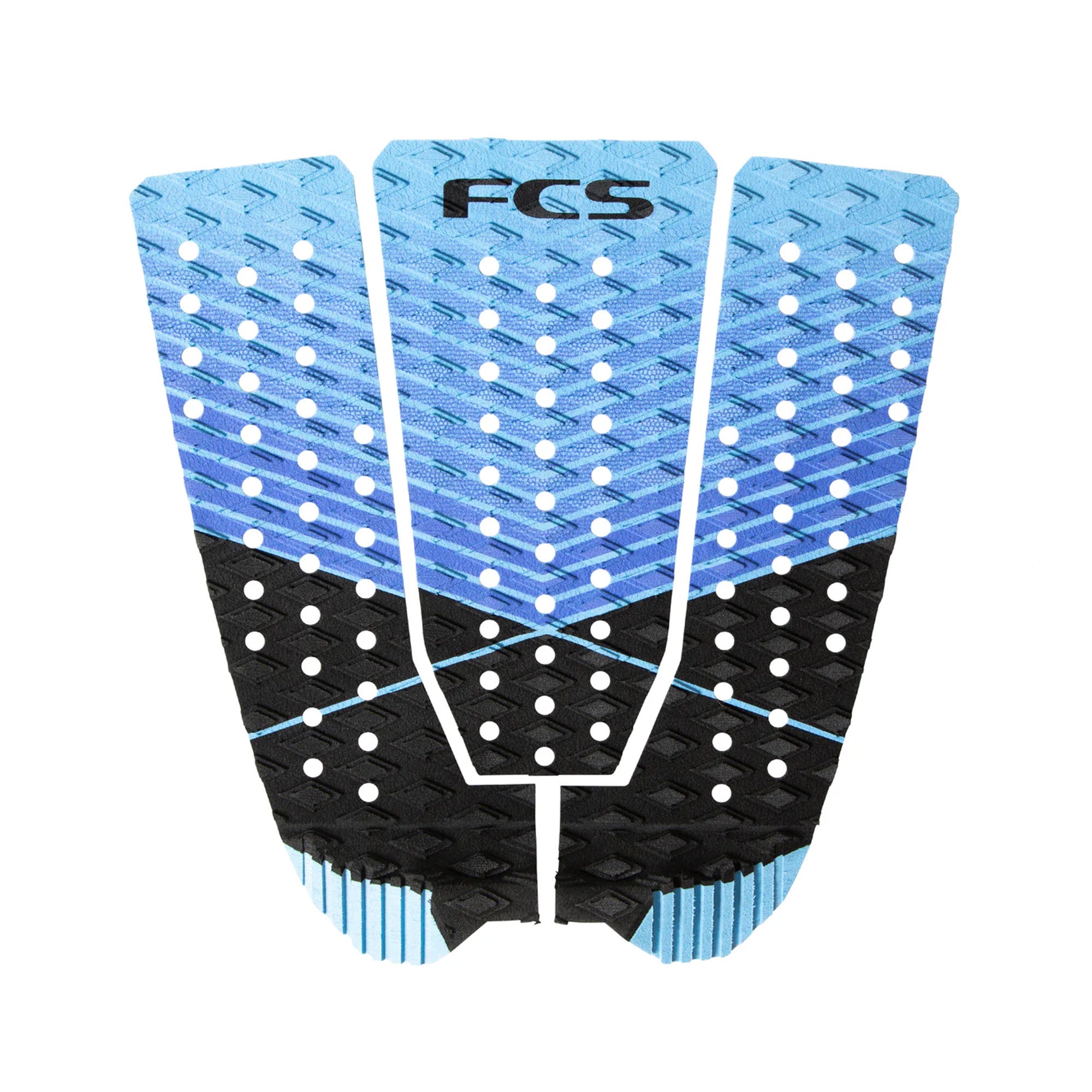 FCS Kolohe Andino Tread-Lite Traction Pad - Black/Tranquil Blue