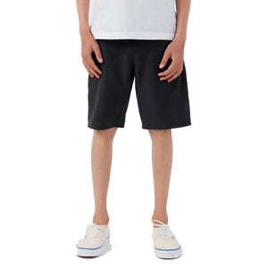 O'Neill Reserve Heather 18" Youth Boy's Walkshorts - Black