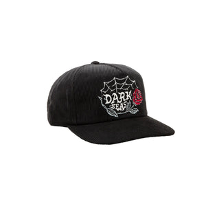 Dark Seas Damask Men's Hat - Black