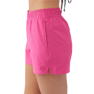 O'Neill Jetties Stretch 4" Women's Boardshorts - Barbie Pink