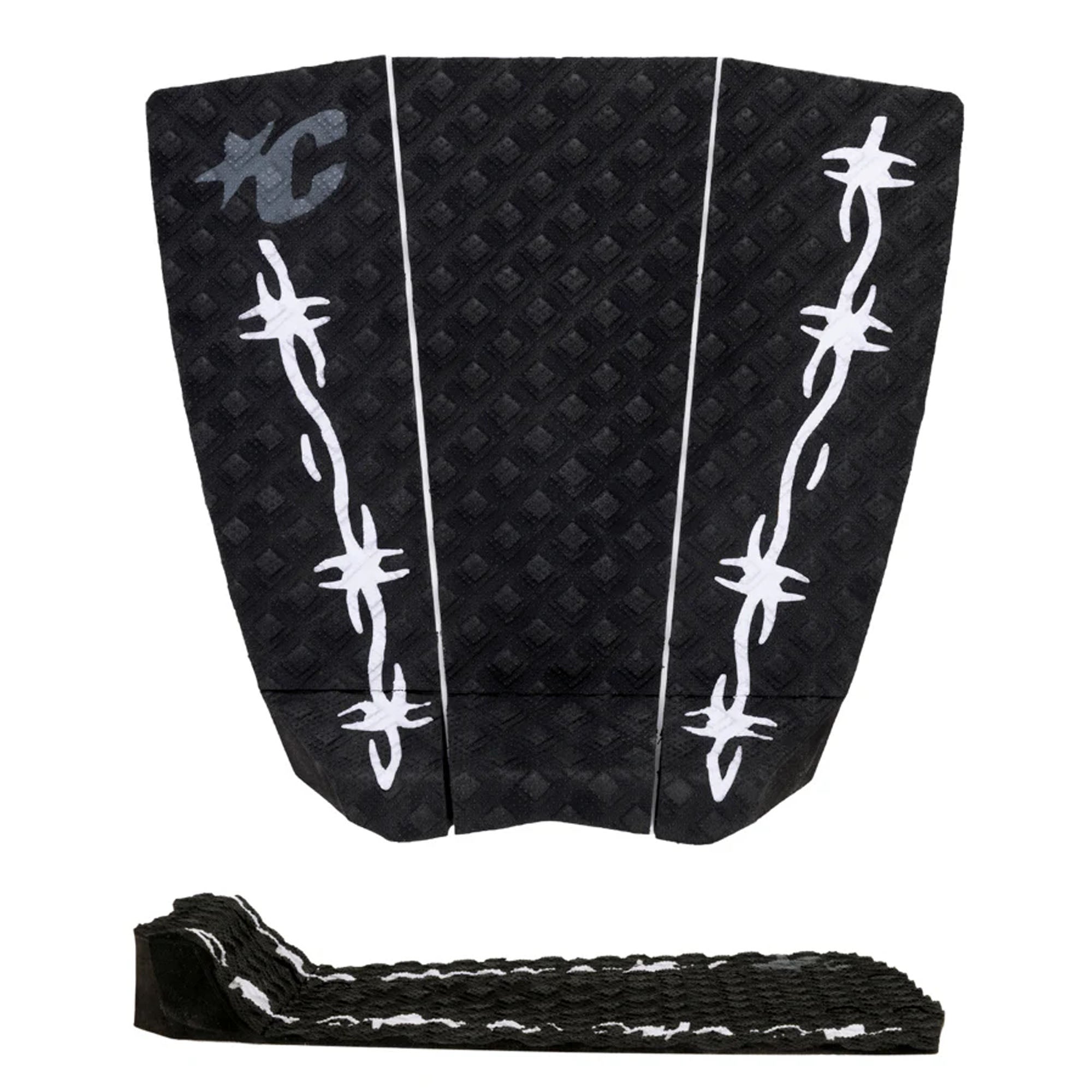 Creatures of Leisure Jack Freestone Lite ECOPURE Traction Pad - Black Barbed Wire