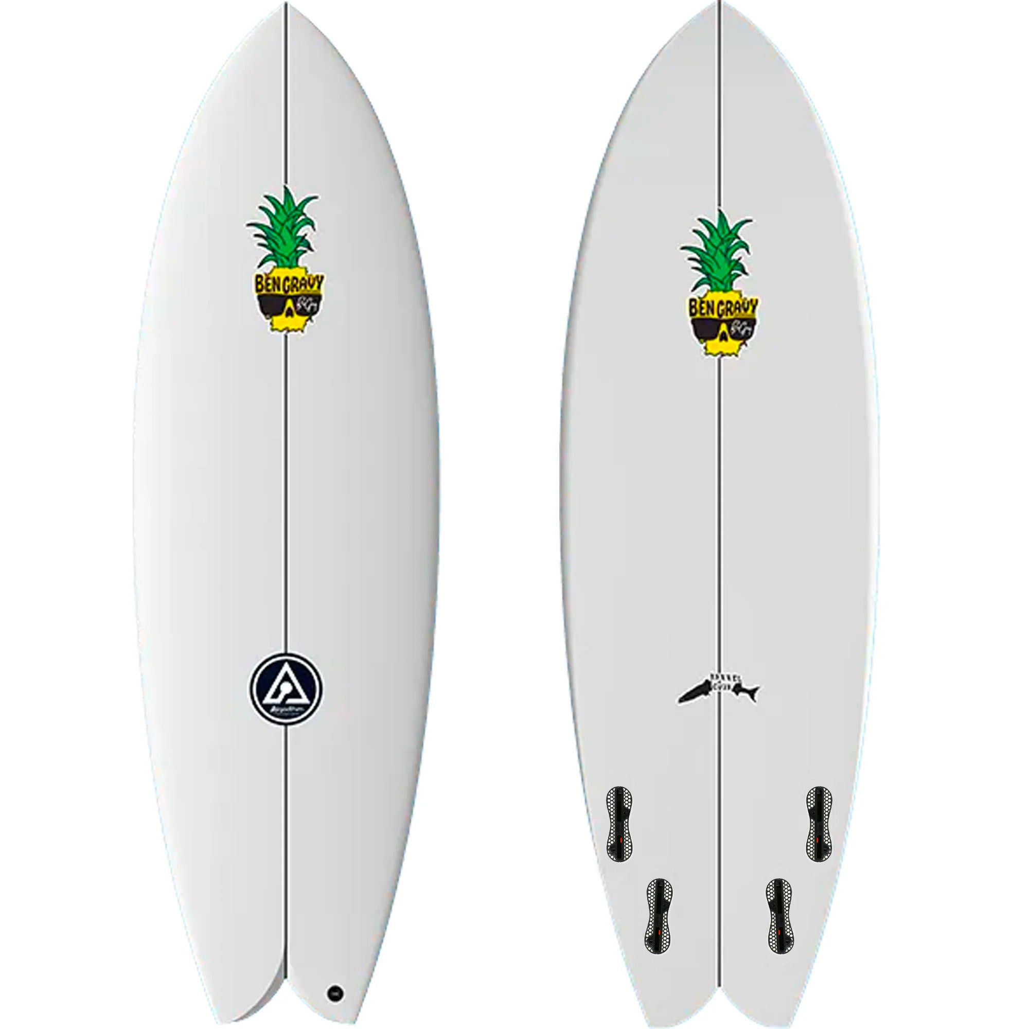 Algorithm Ben Gravy Barrel Cuda Surfboard - FCS II