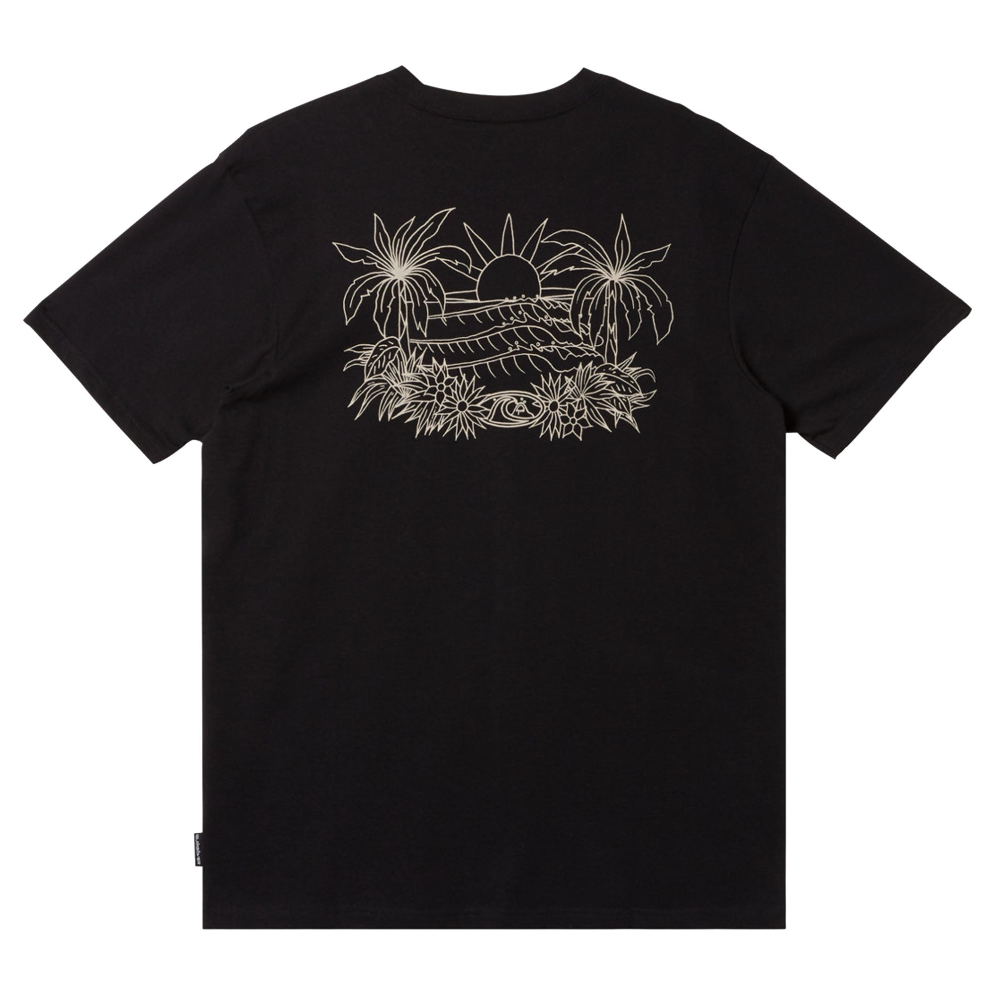 Quiksilver Right Point Men's S/S T-Shirt - Black