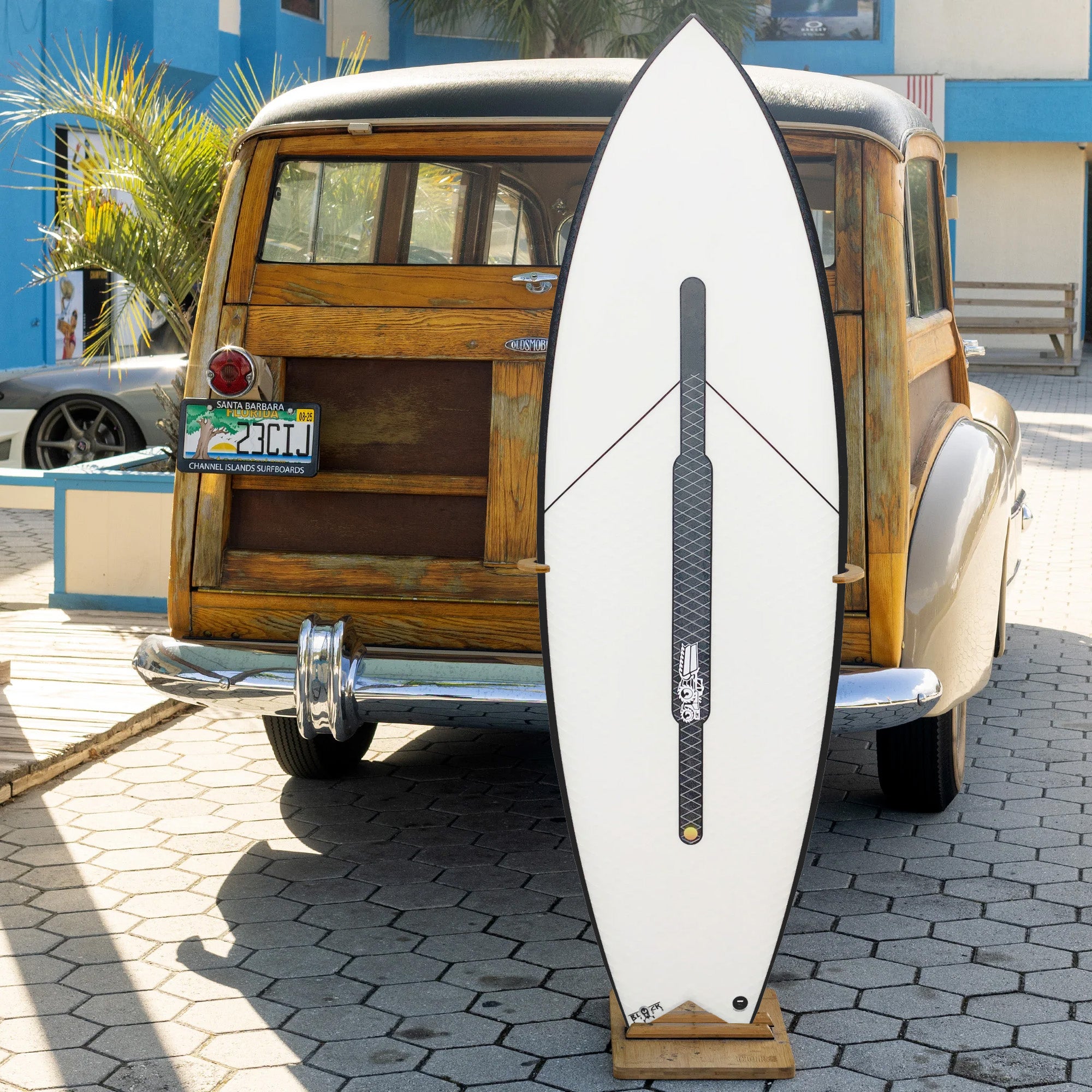 JS Black Baron HYFI 2.0 5'11 Surfboard - FCS II