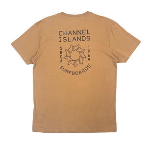 Channel Islands Spin Fin Youth Boy's S/S T-Shirt - Desert