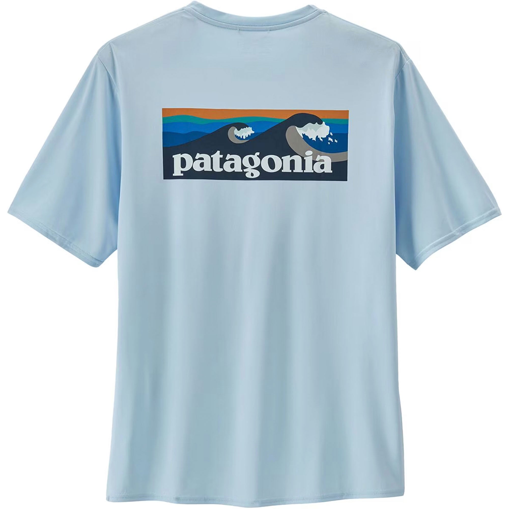 Patagonia Capilene Cool Daily Graphic Men's S/S T-Shirt - Light Blue