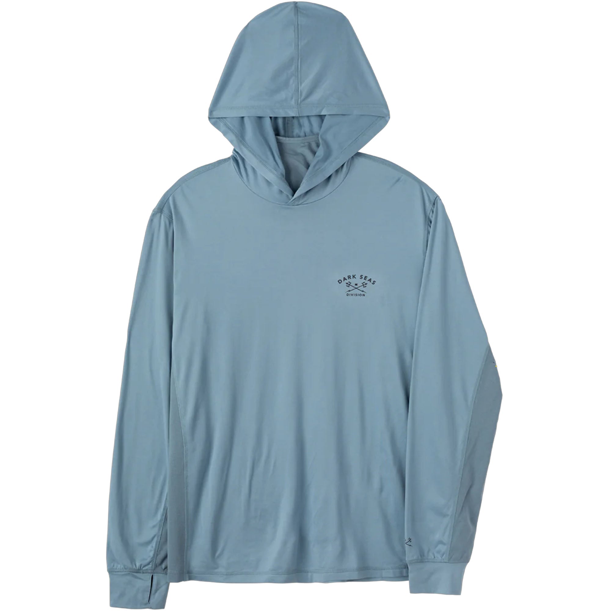 Dark Seas Bimini UV Hooded L/S Shirt - Blue