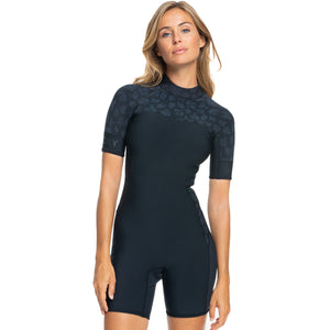 Roxy Swell Series 2/2mm Back Zip Women's Springsuit Wetsuit - Black