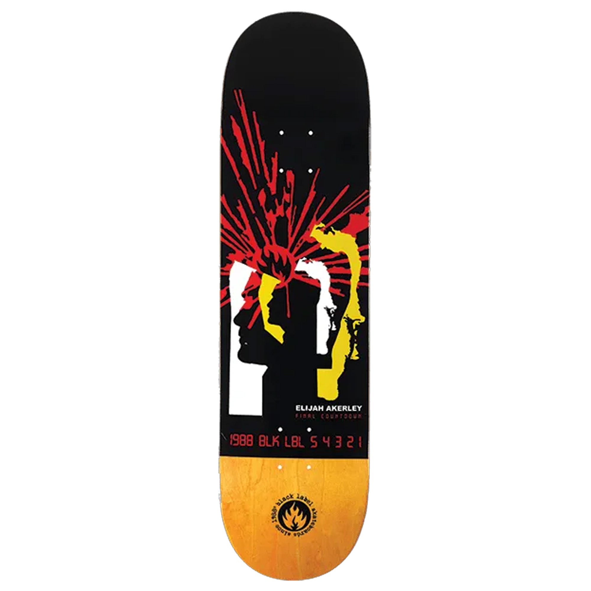 Black Label Akerley Final Count 8.5" Skateboard Deck