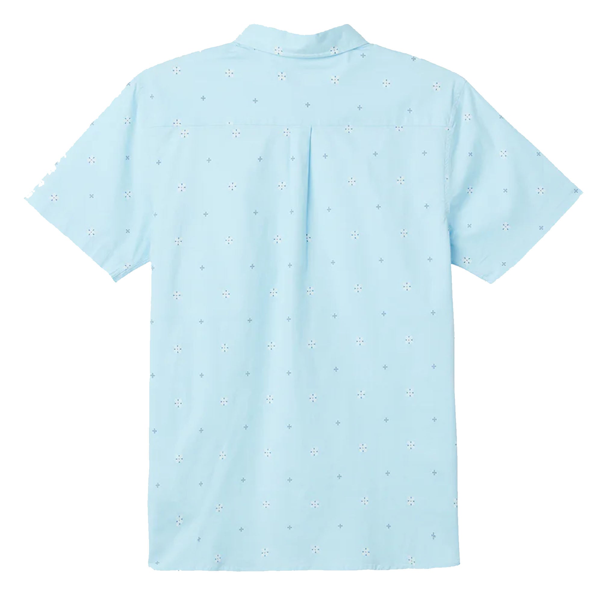 O'Neill Quiver Stretch Modern Men's S/S Dress Shirt - Sky Blue